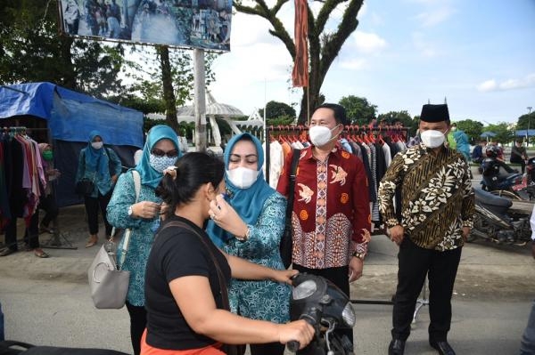 Pjs Walikota Tanjungbalai Apresiasi Gebrak Masker PKK Sumut dan IKAPTK